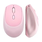 YUNZII C2 Silicone Wireless Mouse 1600 DPI Optical 2.4GHz (Pink)