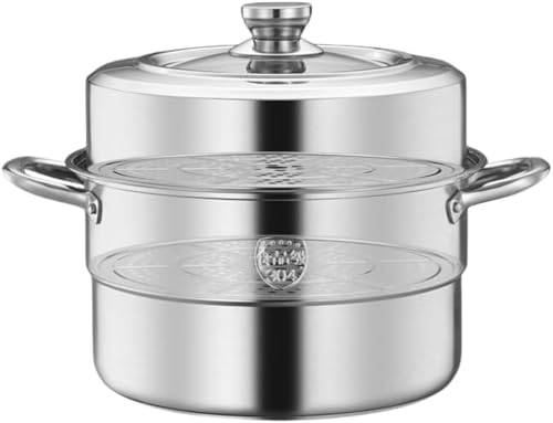 CokBlu蒸し器 多機能 316 ステンレス鋼製 家庭用・業務用に両対応 2 層または 3 層オプションで選べる 透明ガラス蓋で調理状況が確認しやすい 多層調理に対応 直火誘導調理器に適合 鍋料理やおでんも調理可能 実用性