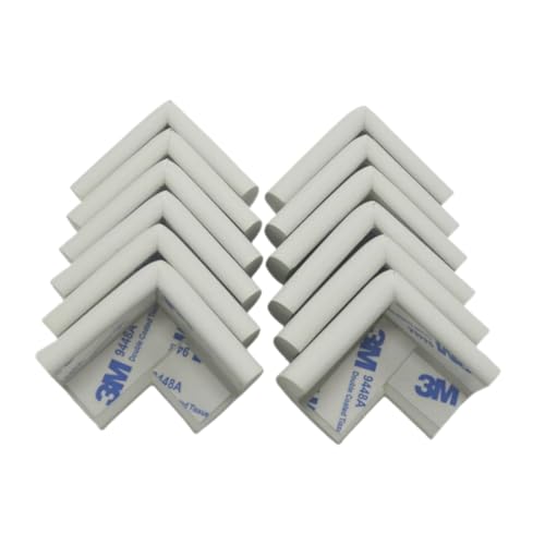Image of Arinbeb Foam Corner Protector for The Furniture, with Retardant Materials Foam Safety Bumpers, Baby Proofing Safety Corner Protectors (White)