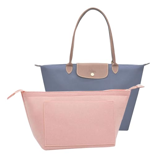 Bolsa organizadora para bolsa Longchamp le pliage Nevefull, rosa, Medium