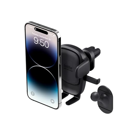 iOttie Easy One Touch 6 Support de téléphone Universel pour Grille d'aération de Voiture pour iPhone, Google, Samsung, Moto, Huawei, Nokia, LG, et Tous Les...