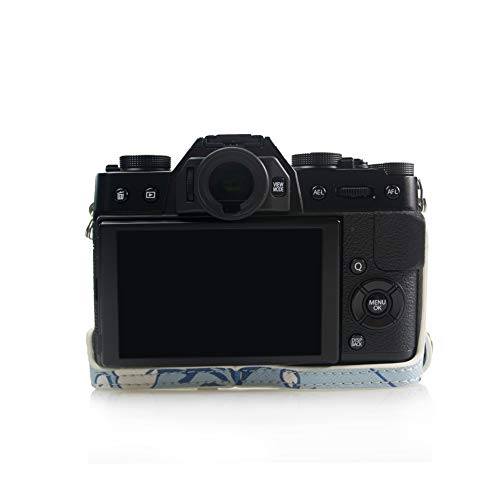 Kinokoo Fujifilm Pu Leather Camera Case,Fullbody Case Cover For Fujifilm Xt30 Xt20 Xt10 With 16-50Mm And 18-55Mm Lens-Blue #TOP2