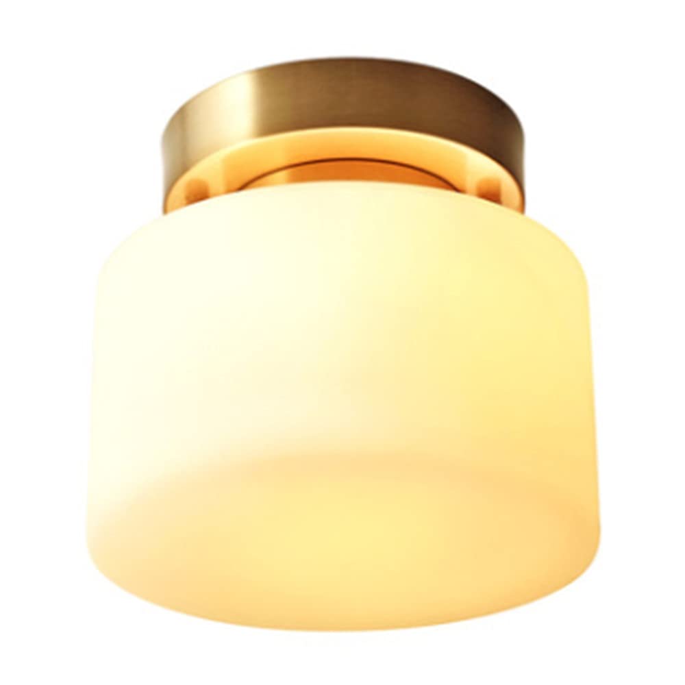 Plafonniers LED en cuivre au design rond moderne et durable