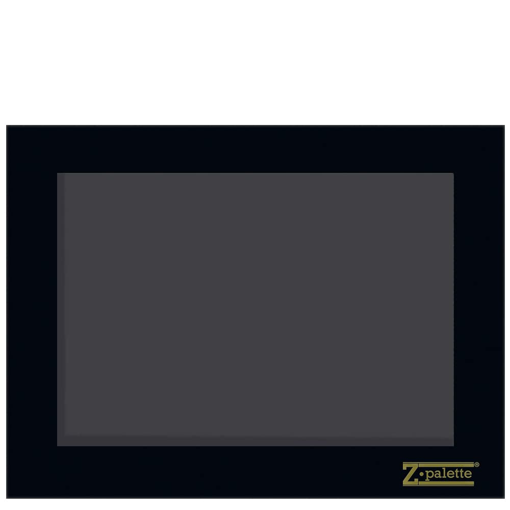 Z PaletteZ Palette Extra Large Deep Black Empty Magnetic Makeup Palette with Clear Window