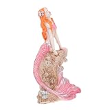 Ciieeo 耐久性に 可愛い美人魚置物 魚缸用装飾品 家用アクアリウム飾り 水槽ランドスケープデコレーション