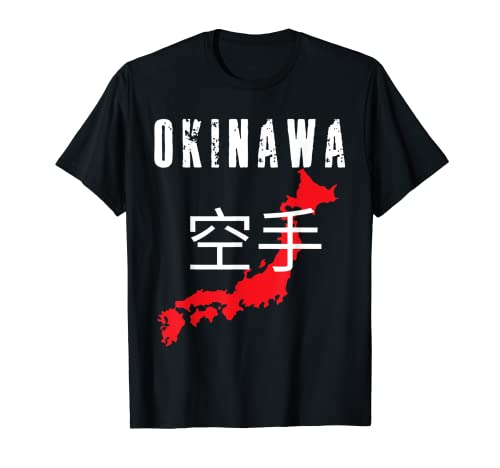 Vintage Okinawa Japón Sunset - Karate Student Gift Camiseta