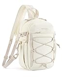 BAGSMART Small Crossbody Sling Bag, Crossbody Daypack, Chest Shoulder Bag Hiking Small Backpack for Casual Travel Sport