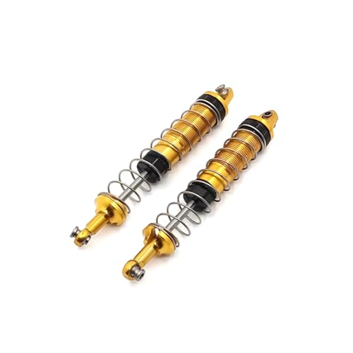 Amortisseurs hydrauliques en métal usiné jaune pour châssis WLtoys 1/12