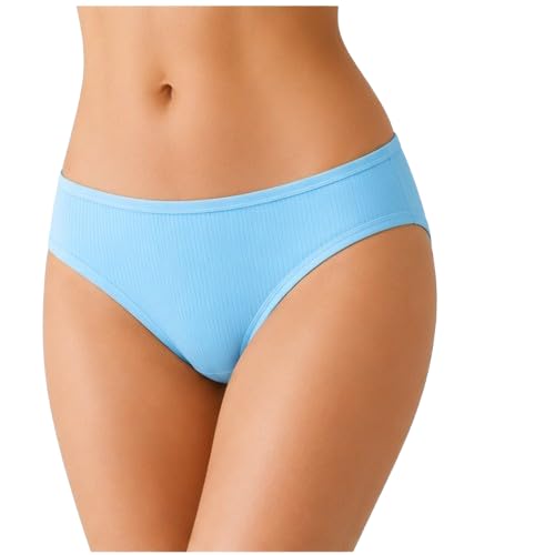Women's Ribbed Cotton Panties Pack of 4 | Soft Stretch Breathable Bikini Briefs | No Roll Waistband | Multicolor Everyday Comfort Innerwear.-picture-14