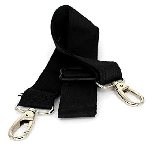 MILLETS Nylon Replacement Adjustable Shoulder Strap with Swivel for Laptop Bag/Camera Bags Luggage Black