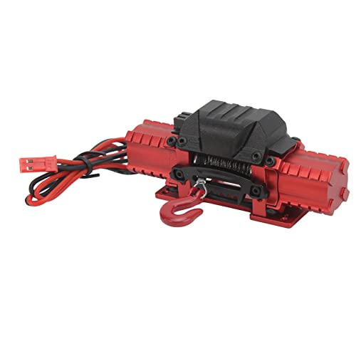 Winche RC premium aluminio doble motor 10KG rojo miniatura 1