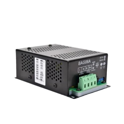 Cargador de batería flotante BAC06A 12V contra fallos de arranque en generadores