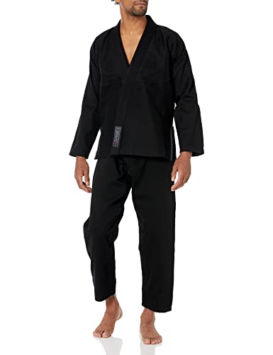 VENUM Contender EVO Kimono De Jiu Jitsu Brasileño/BJJ Gi, Unisex Adulto, Negro, A2.5