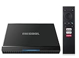 Mecool KM6 Classic ATV Google Certified Android 10 Amlogic S905X4 2.4GHz WiFi 100M 2GB 16GB 4K H.265 reproductor multimedia con teclado i8