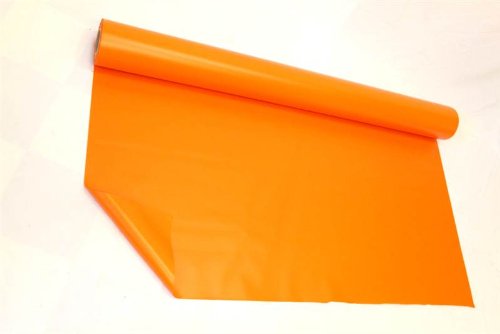 Tessuto In PVC Rinforzato Arancione Resistente Ai Raggi UV - Telo Impermeabile Per Barche, Coperture, Teloni - Venduto Al Metro (larghezza 152 Cm) - 2