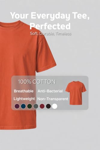 Image of Van Heusen Men's Crew Neck T-Shirt - Soft & Breathable Cotton | Regular Fit | Comfortable Everyday Casual Wear | Short Sleeves | Summer Favorite |Solid Colors | Style 60052|Available in Pack of 1 & 2