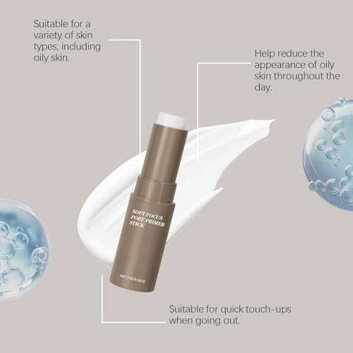 Primer En Barra Minimizador De Poros: Hidratante, Iluminador Y Corrector, Prebase Facial Hidratante For Un Aspecto Natural. - imagen 3