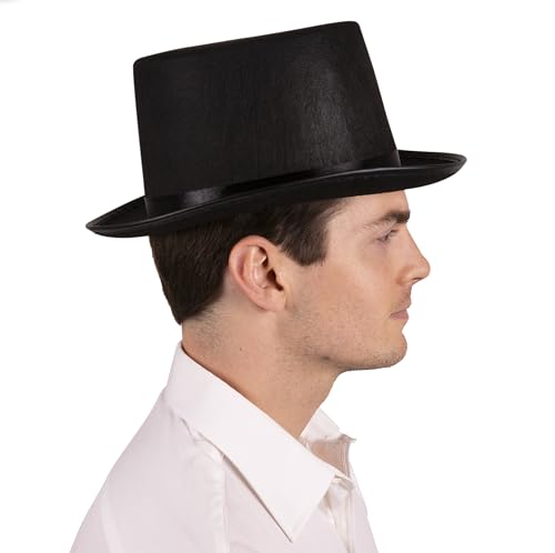 image for Kangaroo One Classic Black Top Hat for Men & Women of Head Size 55-57 