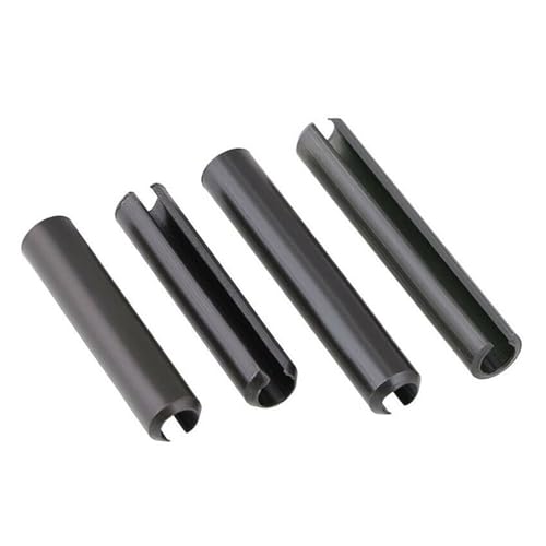 M1.5 M2 M2.5-M12 65Mn Perni a Molla in Acciaio Perni cilindrici Elastici Aperti Perni di Tensione divisi con Fessura(6mm,M1.5)