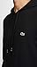 Lacoste Mens Long Sleeve Hooded Jersey Cotton T-Shirt Hoodie T Shirt, Black, Large US
