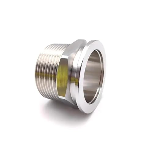 Adaptador de junta hexagonal KF25 de acero inoxidable 304 con rosca externa de 1/2 BSPT 5