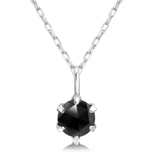SSS品質のブラックダイアモンドネックレス PT3N242445DZ MICROTATTOO_K10ブラックダイヤモンド ネックレス_LUCKY