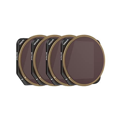 Skyreat Mavic 3 ND/PL Polarized Lens Filters Compatible with DJI Mavic 3 / Mavic 3 Cine Drones Accessories, 4-Packs (ND8/PL, ND16/PL, ND32/PL,ND64/PL)