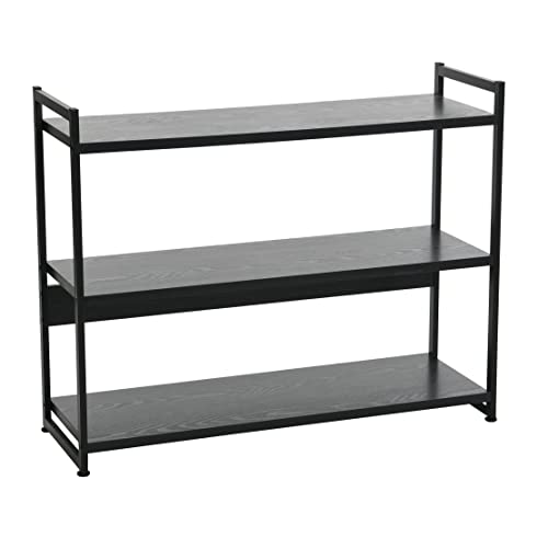 Household Essentials Jamestown Wide 3 Shelf Open...