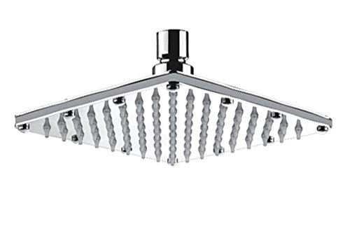 ANMEX® 8x8 (8inch) Sandwich Heavy Stainless Steel Rain Shower Head Without Arm (Silver, Chrome Finish) (B07QXDJ7KY) Amazon Price History, Amazon Price Tracker