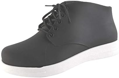 One Drop レイン シューズ チャッカブーツ 雨の日 レインブーツ 防水 フラット 晴雨兼用 雨 靴 楽ちん おしゃれ レディース レインシューズ Amazon