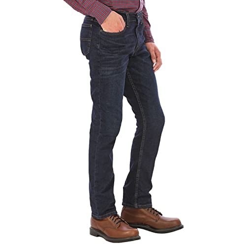 MEMBER'S Mark Straight Fit Premium Stretch Denim Jeans (as1, Waist_Inseam, Numeric_42, Numeric_32, Regular, Regular, Dark Wash, 42W X 32L)3