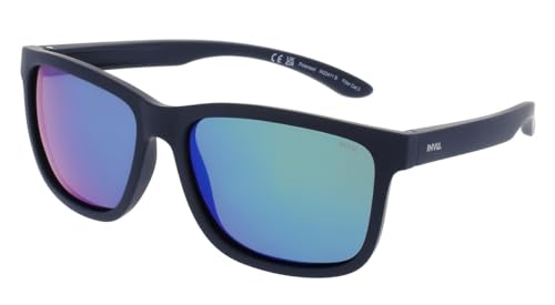 Lunettes de soleil ultra polarized INVU bleu foncé mat 56 protection UV unisexe IA22411B