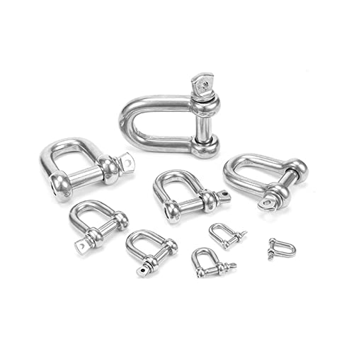 �V���b�N���A 1�� M4 M5 M6 M8 M10 M12 M14 M16 �J���r�i D�{�E�V���b�N�� �L�[�����O �L�[�`�F�[�� �t�b�N �l�W A2 304 �X�e�����X�X�`�[��(Bow Type,M10)