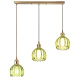 🌸【Lustre en verre】Fabriqué en verre de haute qualité et en matériaux métalliques, la forme de la fleur a une très belle apparence générale, fournissant un effet d'éclairage unique qui peut être facilement intégré dans la décoration intérieure ; le lustre est bien fabriqué, sûr et durable