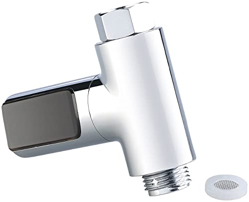 Duschthermometer Badestern – Batterieloses Armatur-Thermometer mit LED-Display
