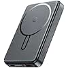 COOAV for Magsafe Battery Pack 12000mAh Magnetic Power Bank Portable Charger USB C 20W Fast Charging Wireless Charger Travel Essential for iPhone 16/15/14/13/12 Series Grey