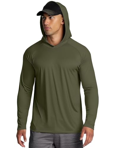 Zengjo Men's Lightweight Pullover Hoodie - Hooded Long Sleeve Workout Shirts3