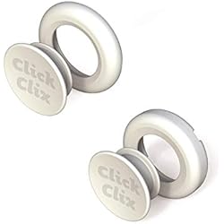 Funda Nordica Relleno Incluido ClickClix Sistema de fijación para Ropa de Cama (Blanco, 16 M + 16 L) …