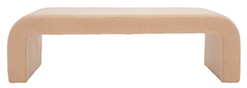 Safavieh Couture Caralynn Faux Lambs Wool Bench #TOP25