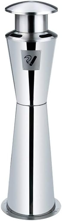 Stand Up Ashtray Stainless Steel Vertical Cigarette Butt Column Elevator Entrance Indoor Ashtray Outdoor Ash Trash Cigar Ashtrays For Outdoors