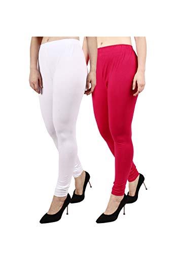 Image of Women's Plus Size Relaxed Fit Cotton Leggings - Multicolor Delights for Comfort and Style (Multicolor