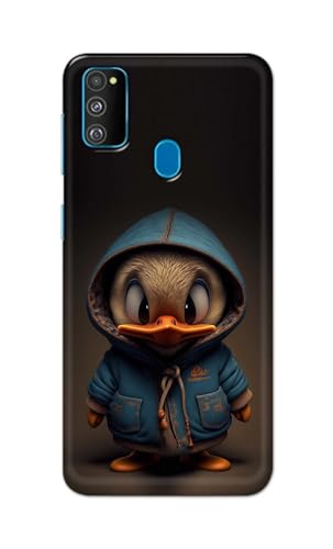 Image of PRINTFIDAA Printed Hard Back Cover Case for Samsung Galaxy M30s | Samsung Galaxy M21 | Samsung M21 2021 Edition Back Cover (Animated Duck) -112