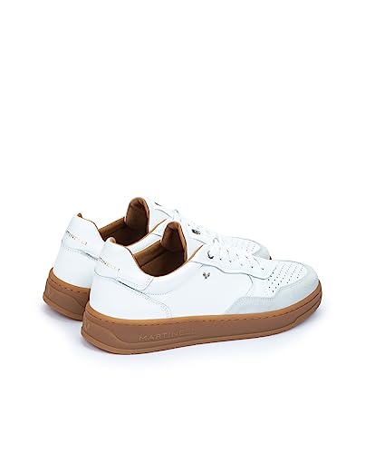 Martinelli Para Hombre. 1660-2825S Zapatillas De Piel Newhaven Blanco (39), Plano, Cordones, Casual - 3