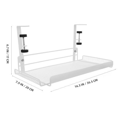 Organiseur sous bureau Cabilock pour classeurs et documents noirs - 4
