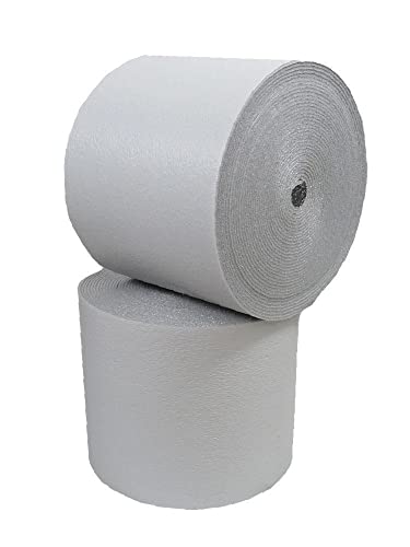 2400sqft Reflective White Foam Core Insulation, Radiant Barrier 4FT Wide ft roll