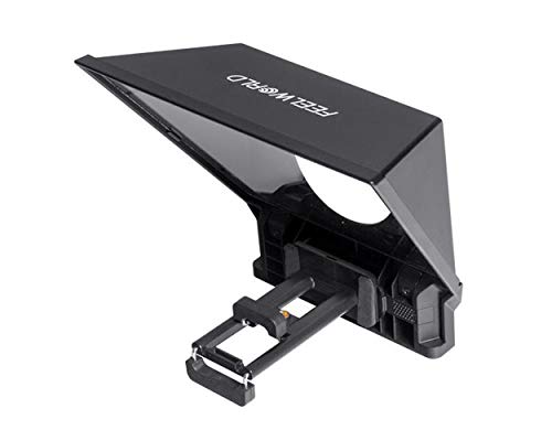 FEELWORLD TP2 Teleprompters for iPad Smartphone Tablets DSLR Cameras Adjustable APP Compatible with iOS/Android Portable Teleprompter Kit with Remote Control & Lens Adapter Rings Making Live Streaming by FEELWORLD - Image 4