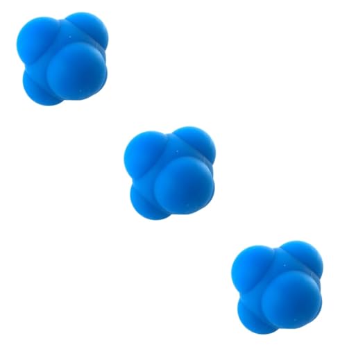 SUPVOX 2 Pcs Balls for Exercise Hexagonal Reaction Ball Bouncing for Reflexes Agility Hand-Eye Coordination