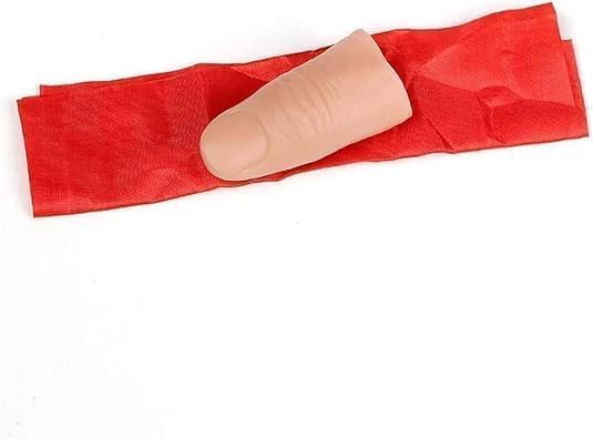 Txuolin 5 Pcs Finger Magic Trick Fake Soft Thumb Tip Close Up Stage Show Prop Prank, Magic Trick - Image 4