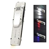 iodoo ポータブルEDC懐中電灯 - 880ルーメン USB-C 充電式 1000mAh バッテリー 6イン1 多機能LED懐中電灯COB レッド UV ホワイト/ウォーム/自然 防水 キャンプ ハイキング 緊急用