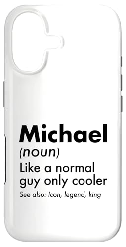 Michael Like A Normal Guy Only Cooler Legend King �t�@�[�X�g�l�[�� �X�}�z�P�[�X iPhone 17 �p